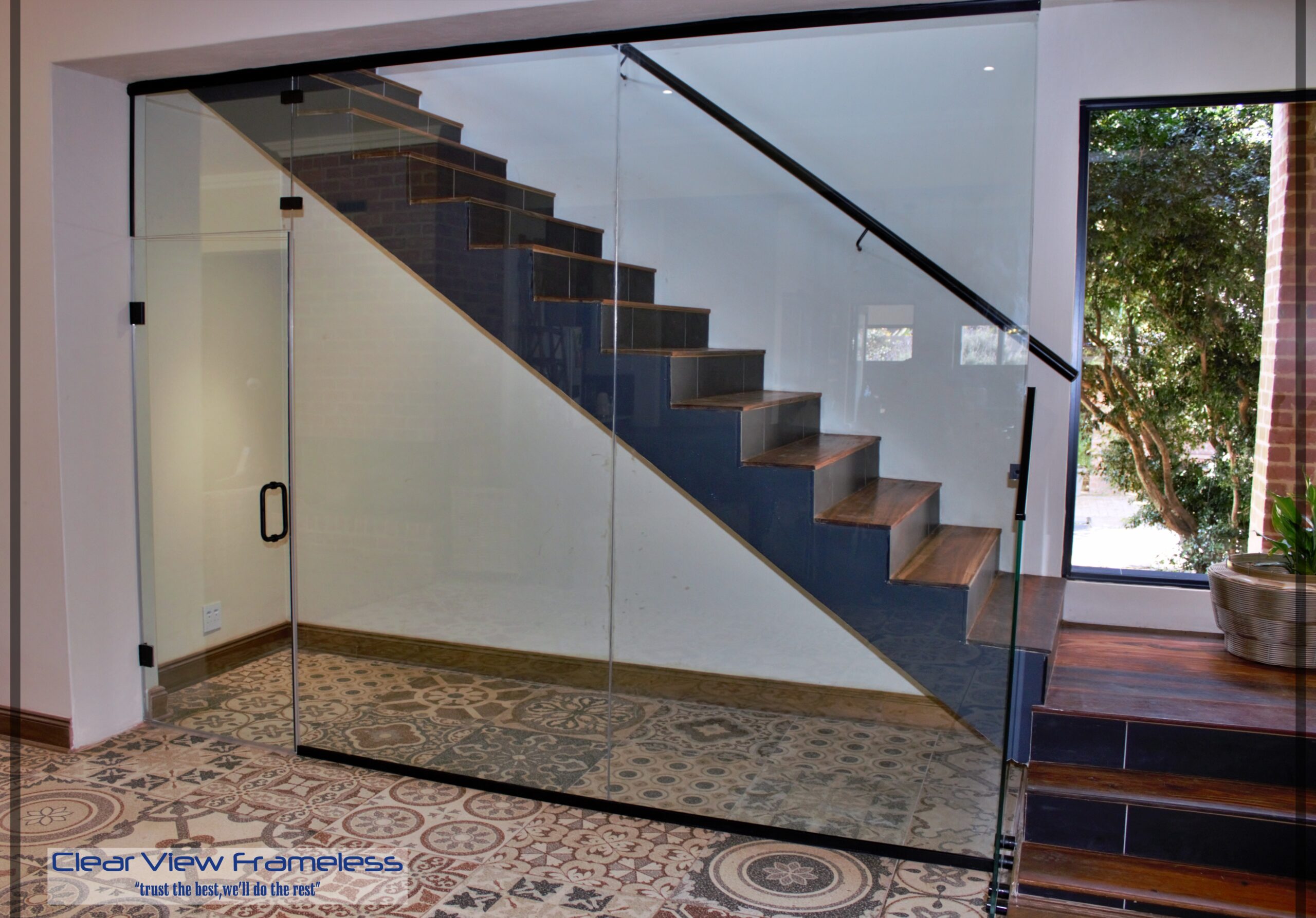 Frameless Glass Wine Cellars - Clear View Frameless